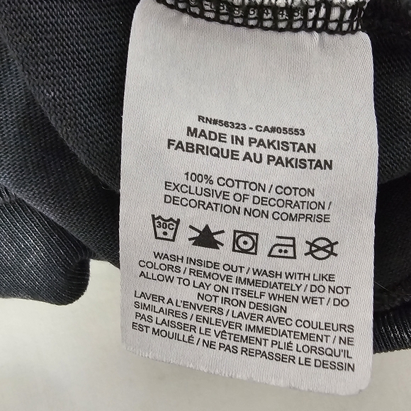 Nike Washed Black Vintage Style Pullover Hoodie Size Large - Picture 6 of 8